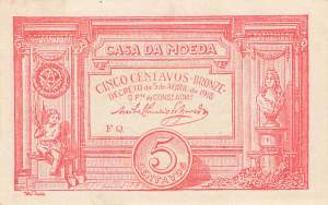 5 Centavos 5.4.1918